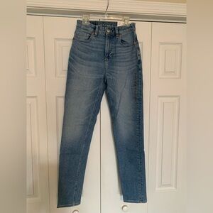 American Eagle Outfitters High Rise Blue Mom Jeans